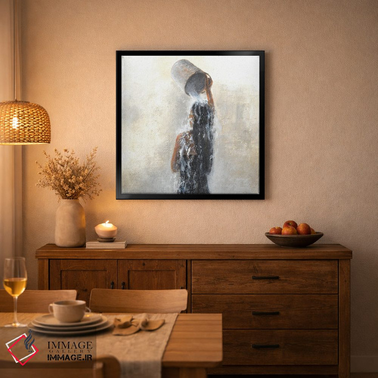 تابلو کلاسیک 2015,دختر در حال دوش گرفتن، ۲۰۱۵ اثر لینکلن سلیگمن - D5B