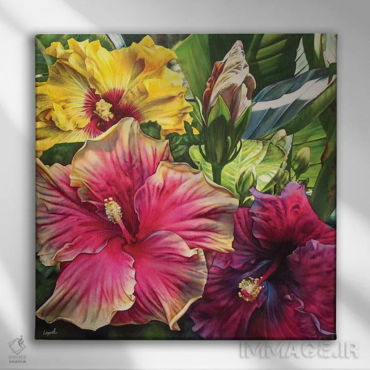 تابلو دکوراتیو ساحل شمالی اثر لیزا لوپاک - نمای روبهرو روی دیوار