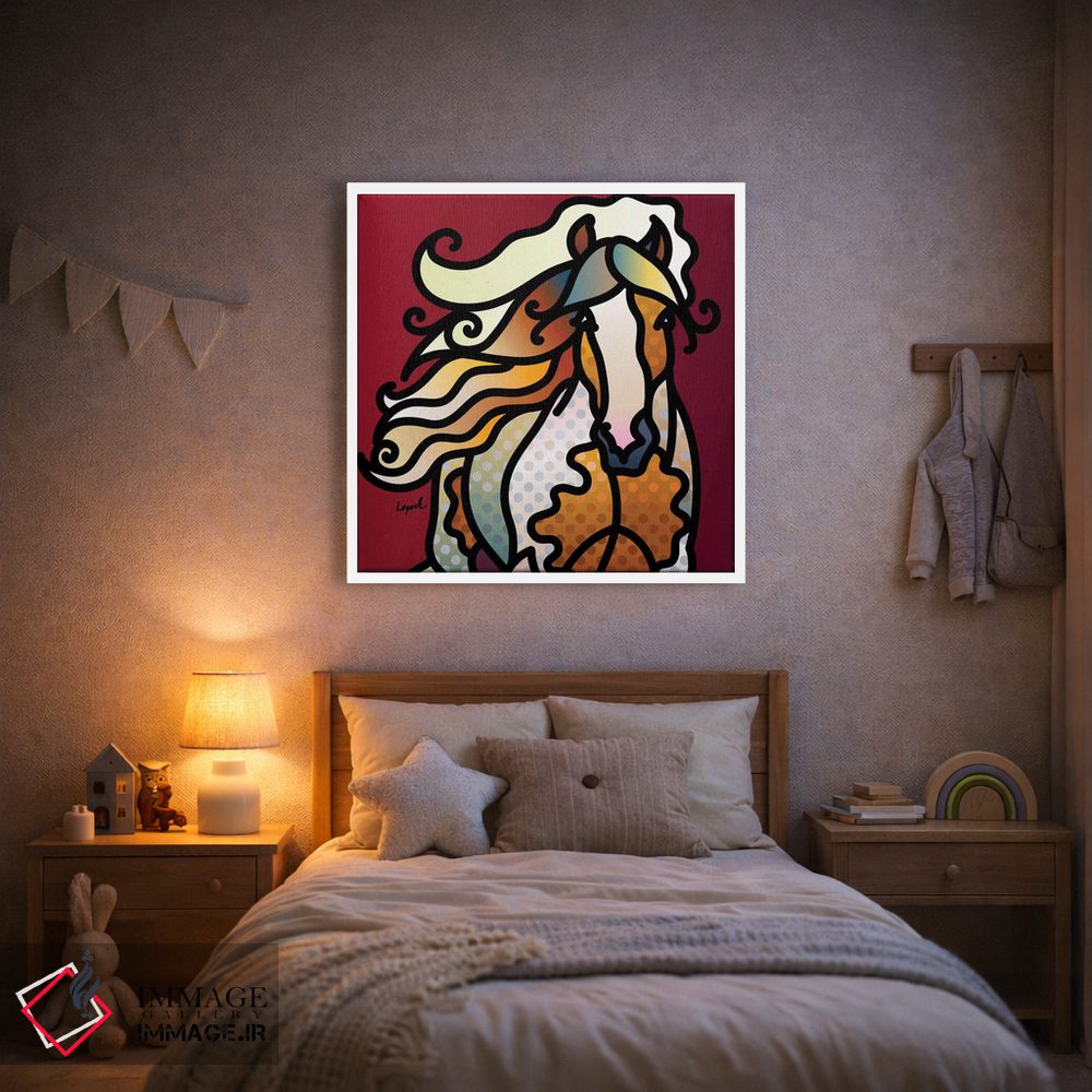 تابلو دکوراتیو بی قرار اثر لیزا لوپاک - D1W