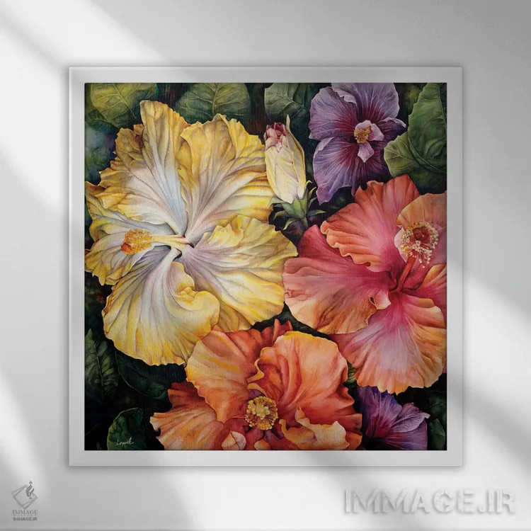 تابلو دکوراتیو در طرف کونا اثر لیزا لوپاک - نمای قابدار سفید