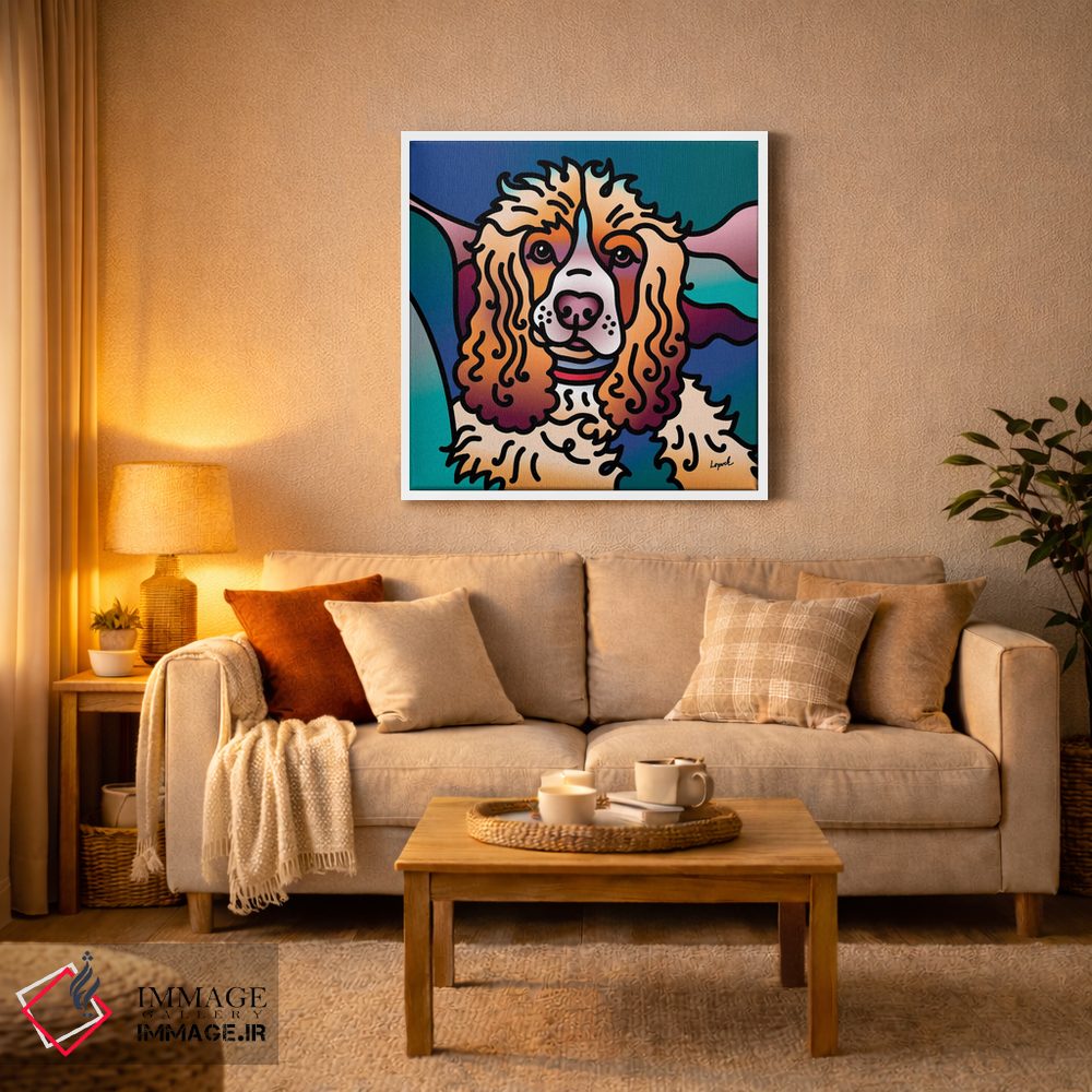 تابلو دکوراتیو نقش پیزلی اثر لیزا لوپاک - D4W