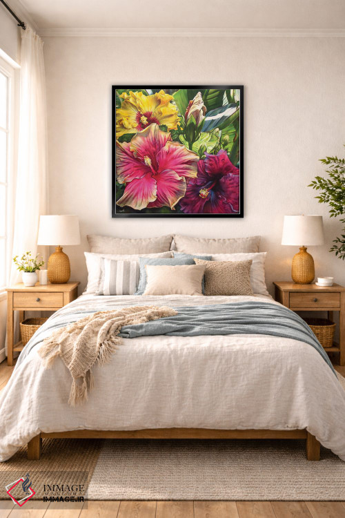 تابلو دکوراتیو ساحل شمالی اثر لیزا لوپاک - D6B