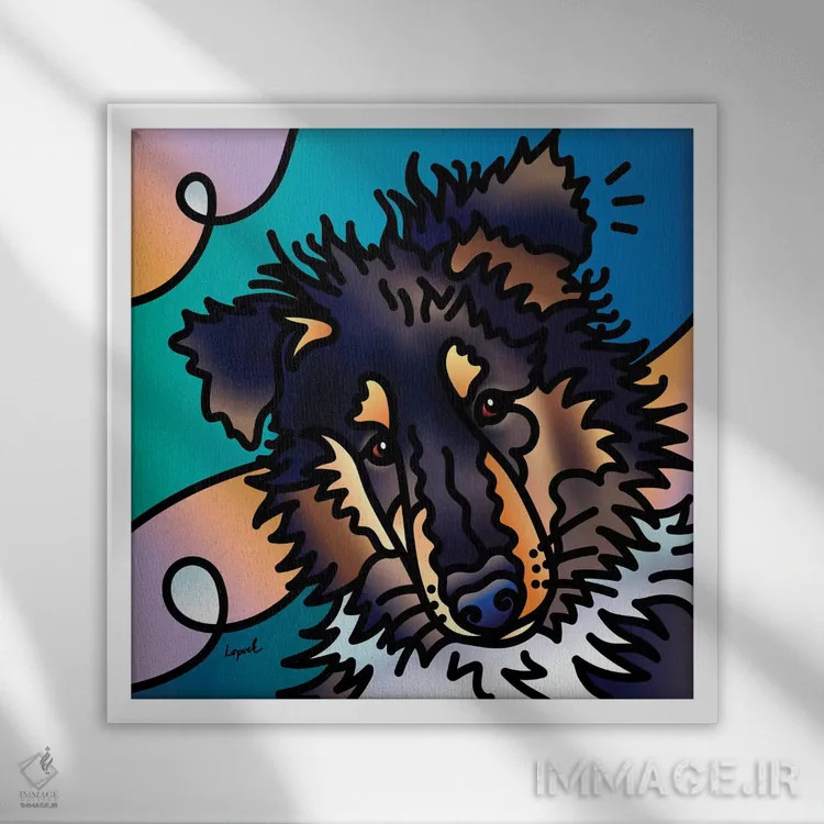 تابلو دکوراتیو بنتلی اثر لیزا لوپاک - نمای قابدار سفید