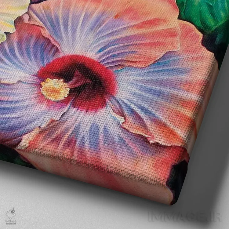 تابلو دکوراتیو بالاترین بخش کشور اثر لیزا لوپاک - نمای نزدیک بافت بوم