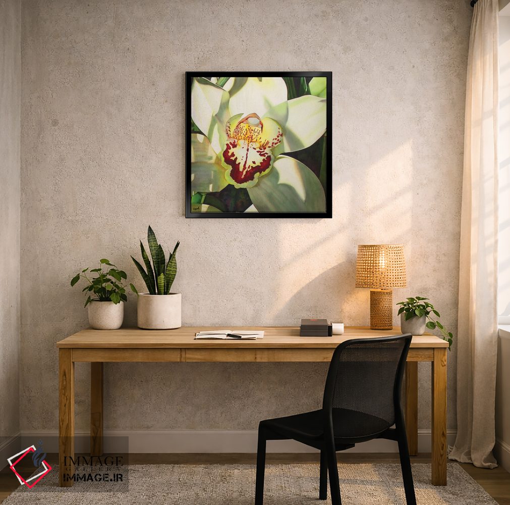تابلو دکوراتیو ارکیده کم رنگ قسمت دوم اثر لیزا لوپاک - D4B