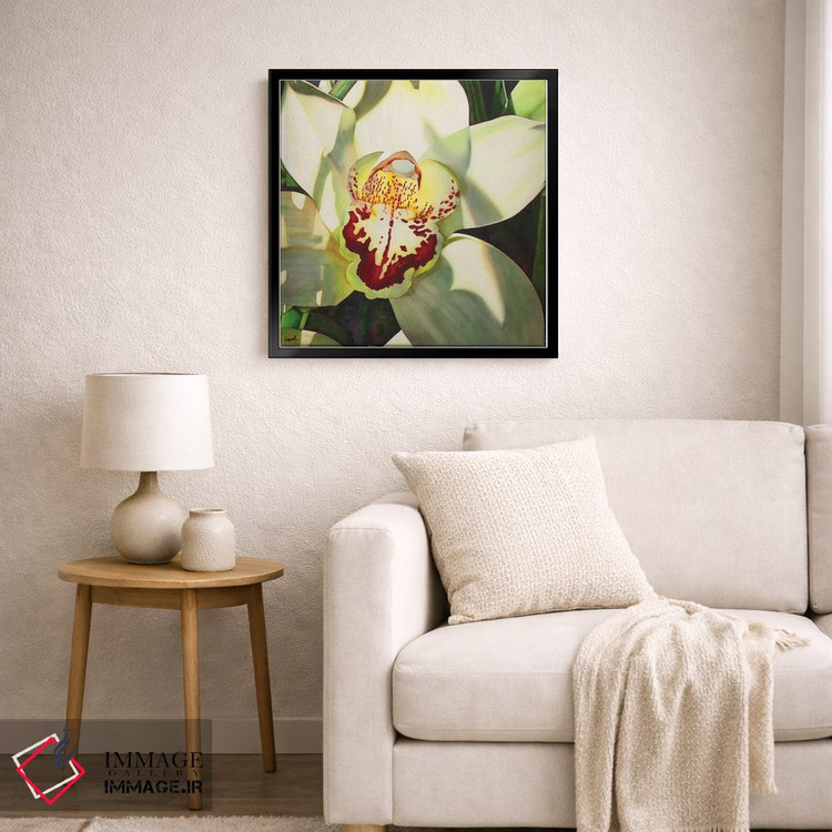 تابلو دکوراتیو ارکیده کم رنگ قسمت دوم اثر لیزا لوپاک - D6B