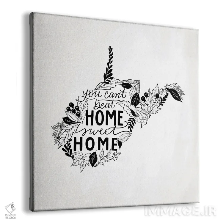 تابلو دکوراتیو خانه شیرین خانه - ویرجینیای غربی اثر لیلی و ول - نمای پرسپکتیو محصول