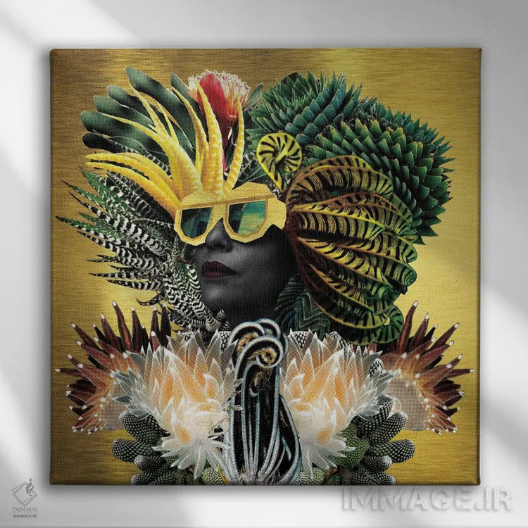 تابلو دکوراتیو در معرض دید اثر لولیتا لورنزو - نمای روبهرو روی دیوار