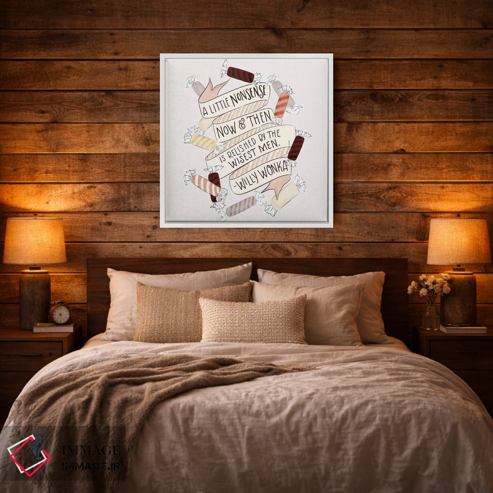 تابلو دکوراتیو کمی آشپزی بامزه و بی دلیل اثر لیلی و ول - D2W