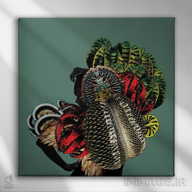 تابلو دکوراتیو فرشته اعظم اثر لولیتا لورنزو - نمای روبهرو روی دیوار