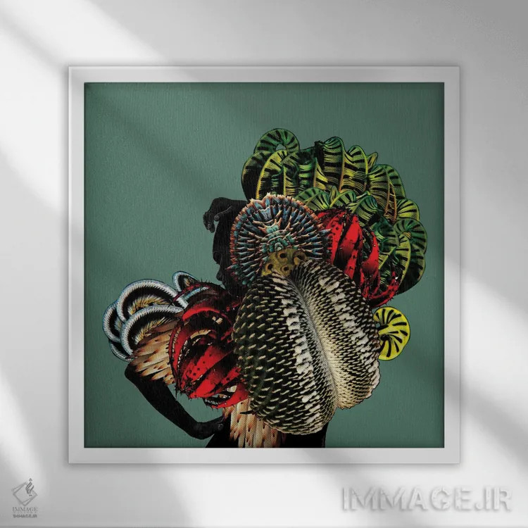 تابلو دکوراتیو فرشته اعظم اثر لولیتا لورنزو - نمای قابدار سفید