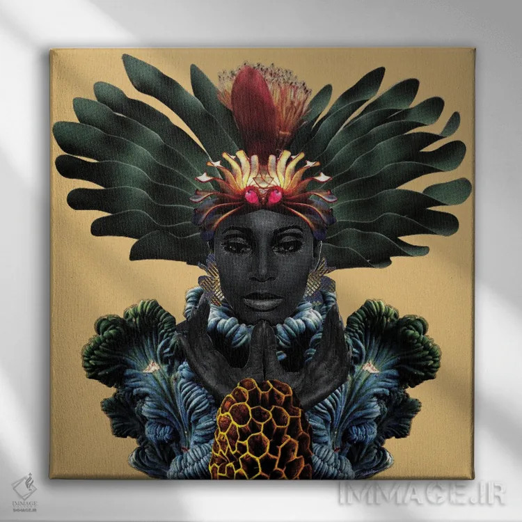 تابلو دکوراتیو دمتر اثر لولیتا لورنزو - نمای روبهرو روی دیوار