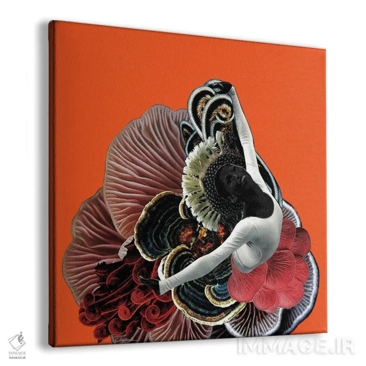 تابلو دکوراتیو شادی در حال رقص اثر لولیتا لورنزو - نمای پرسپکتیو محصول