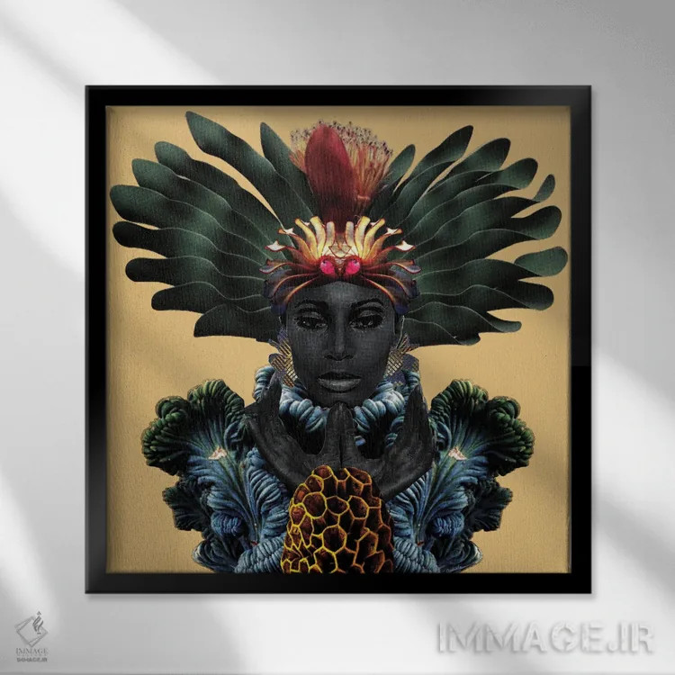 تابلو دکوراتیو دمتر اثر لولیتا لورنزو - نمای قابدار مشکی