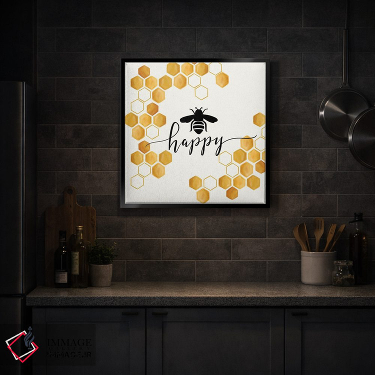 تابلو دکوراتیو زنبور شاد اثر لیلی و ول - D2B