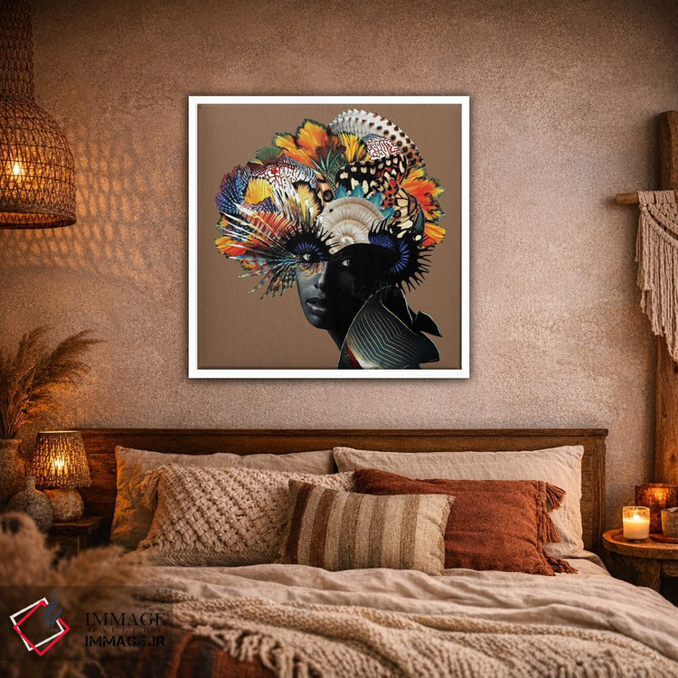 تابلو دکوراتیو نقاب اثر لولیتا لورنزو - D1W