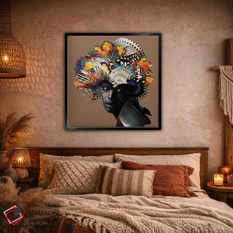 تابلو دکوراتیو نقاب اثر لولیتا لورنزو - D2B