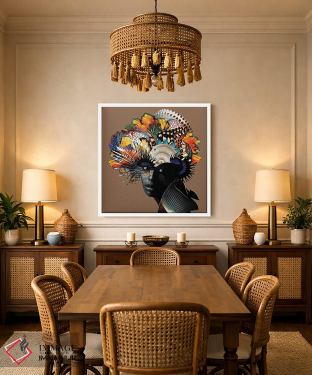 تابلو دکوراتیو نقاب اثر لولیتا لورنزو - D3W