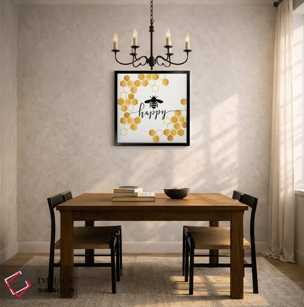 تابلو دکوراتیو زنبور شاد اثر لیلی و ول - D5B