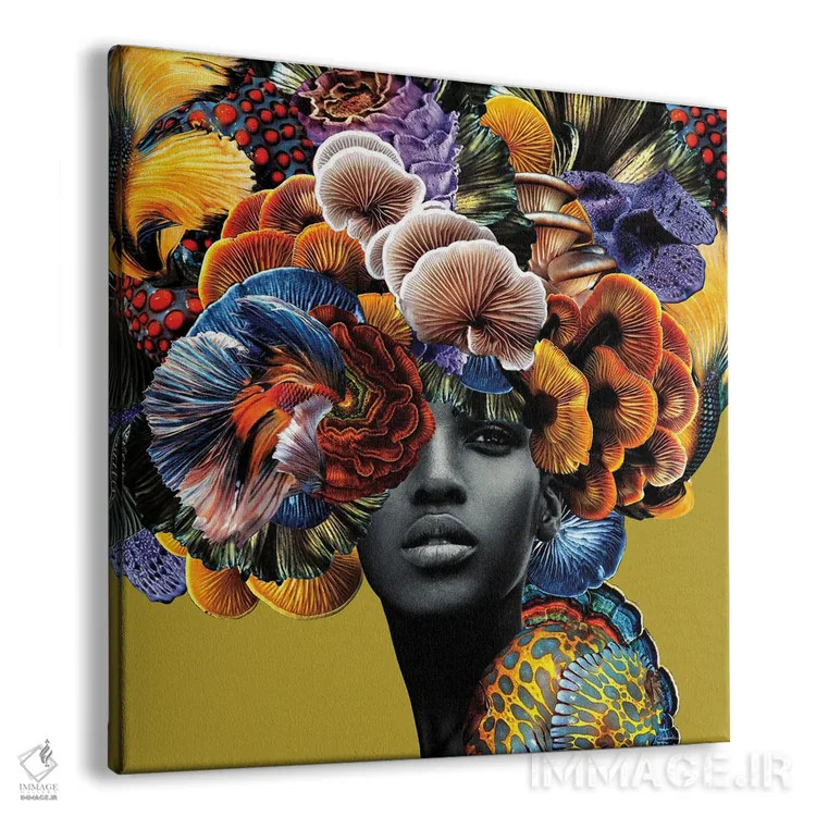 تابلو دکوراتیو موی زیبا اثر لولیتا لورنزو - نمای پرسپکتیو محصول