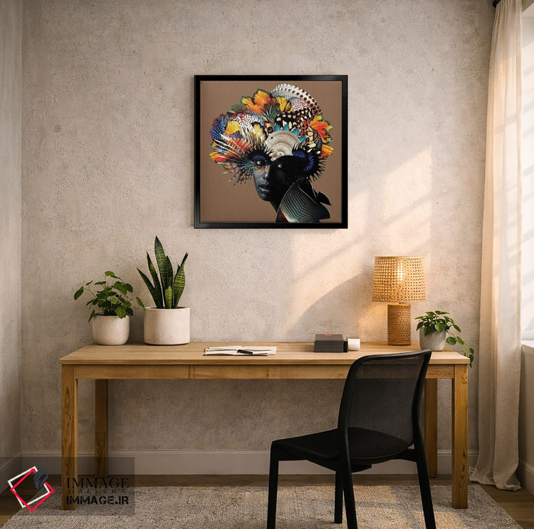 تابلو دکوراتیو نقاب اثر لولیتا لورنزو - D6B