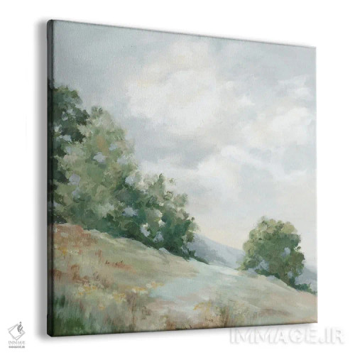 تابلو دکوراتیو چشم انداز رویایی زمردی اثر لونا ماویس - نمای پرسپکتیو محصول