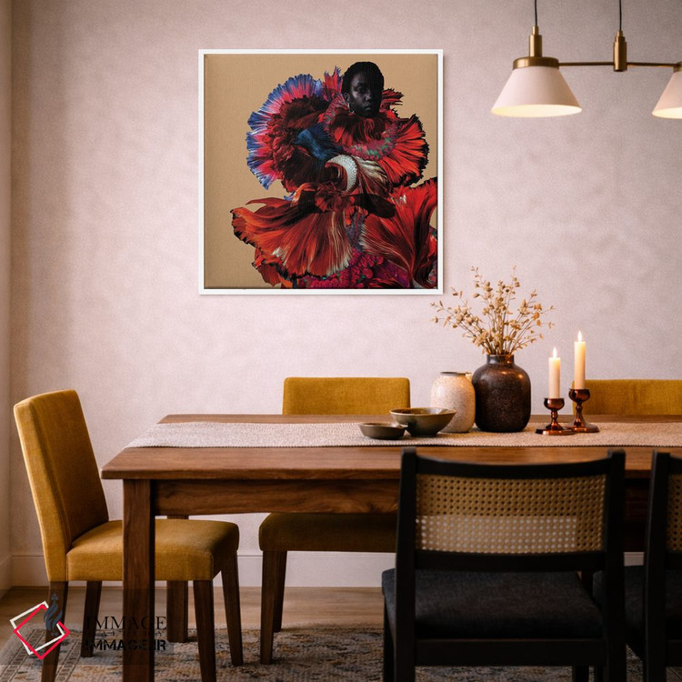 تابلو دکوراتیو گل رز تفکیک شده اثر لولیتا لورنزو - D4W