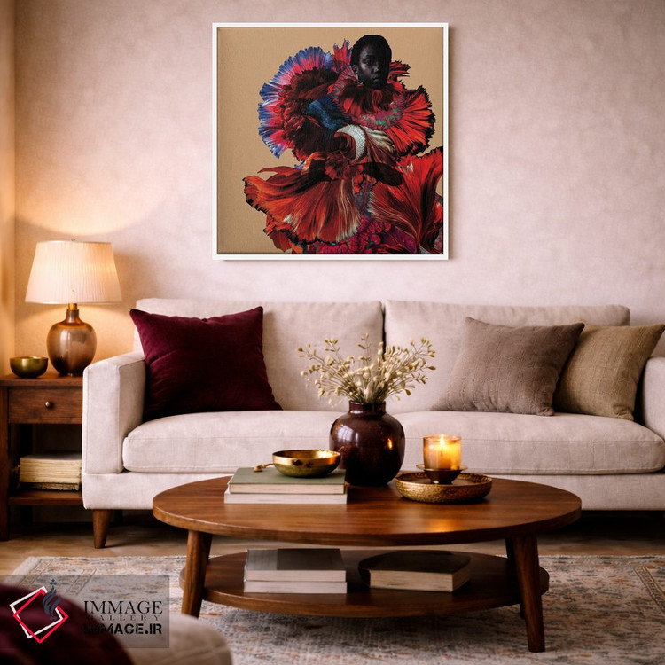 تابلو دکوراتیو گل رز تفکیک شده اثر لولیتا لورنزو - D3W