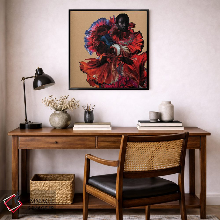 تابلو دکوراتیو گل رز تفکیک شده اثر لولیتا لورنزو - D6B