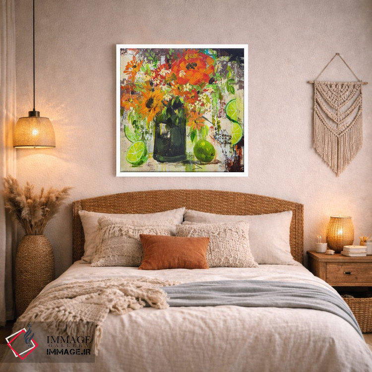 تابلو انتزاعی لیموهای بعدازظهر اثر لیندا مک کلور - D3W