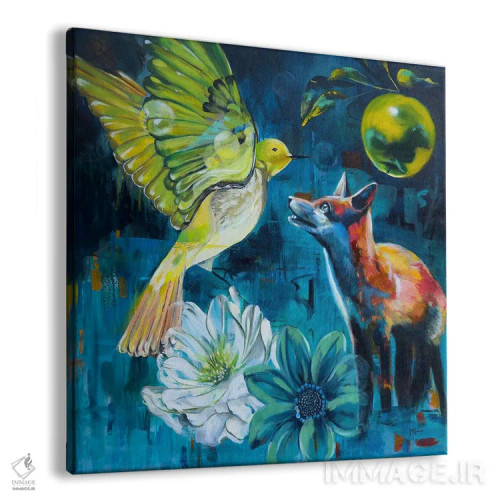 تابلو دکوراتیو رمز و راز اطراف ما اثر لیندا مک کلور - نمای پرسپکتیو محصول