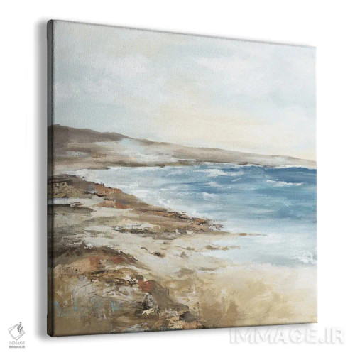 تابلو انتزاعی شعر دریا I اثر لونا ماویس - نمای پرسپکتیو محصول