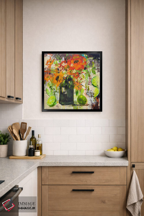 تابلو انتزاعی لیموهای بعدازظهر اثر لیندا مک کلور - D6B