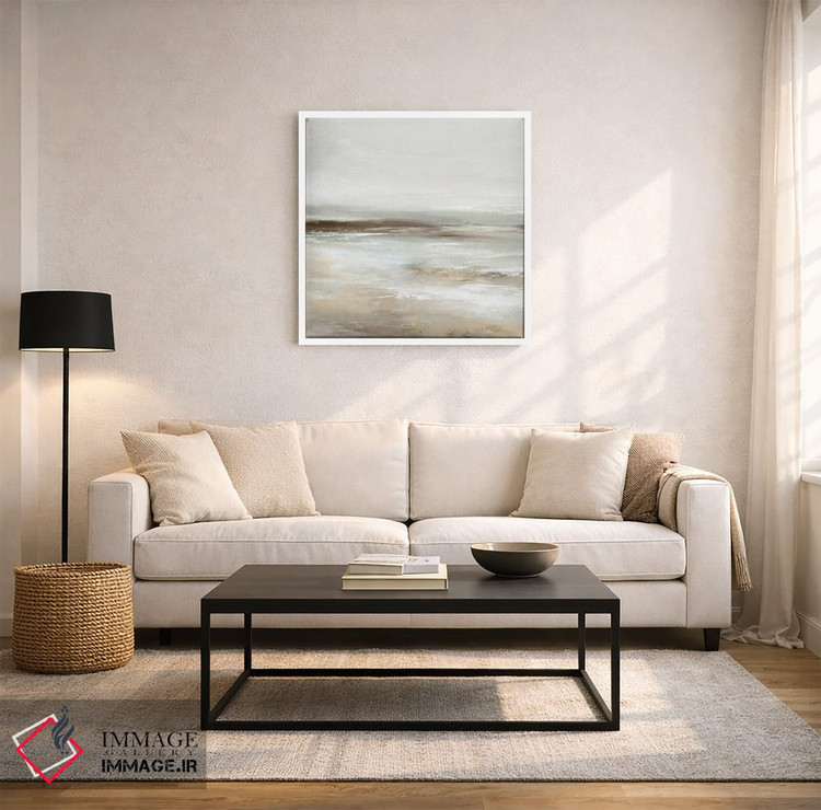 تابلو مینیمال کنار اقیانوس I اثر لونا ماویس - D2W