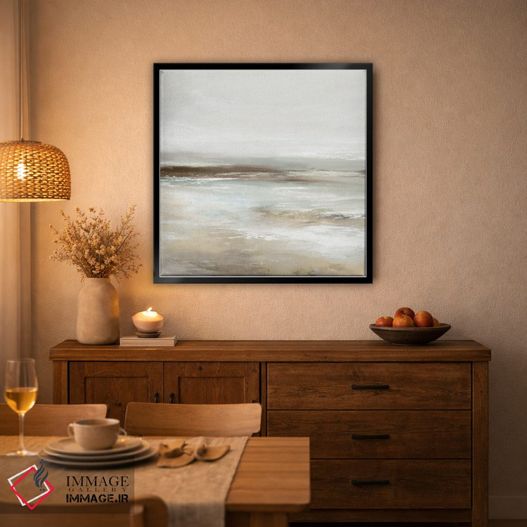 تابلو مینیمال کنار اقیانوس I اثر لونا ماویس - D3B