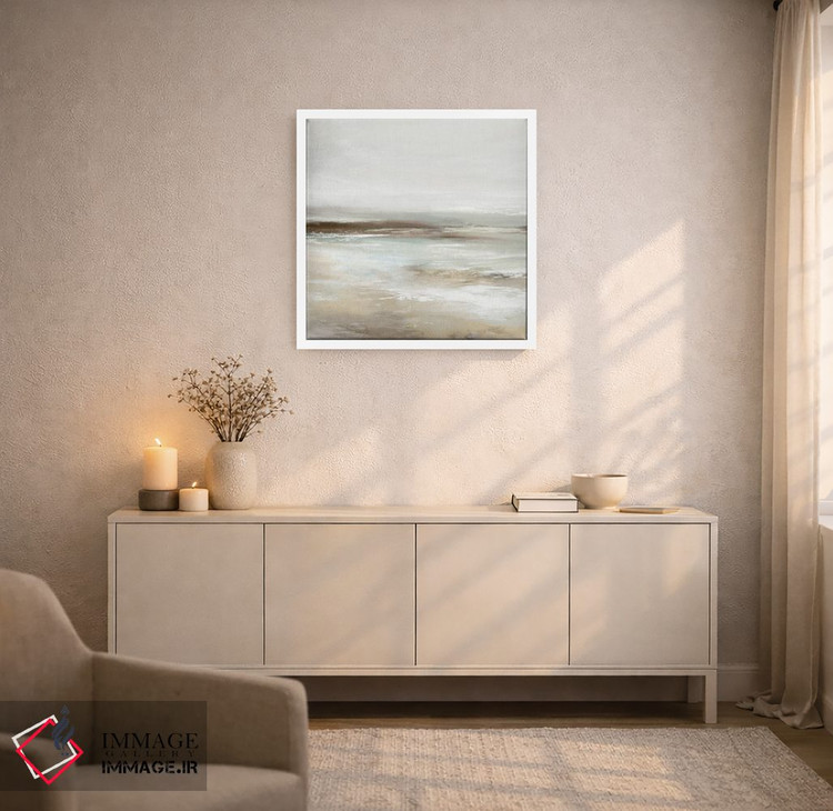 تابلو مینیمال کنار اقیانوس I اثر لونا ماویس - D5W