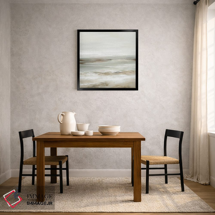 تابلو مینیمال کنار اقیانوس II اثر لونا ماویس - D3B