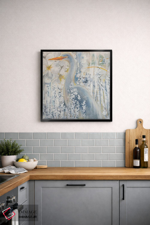 تابلو دکوراتیو زمستان کالیفرنیا اثر لیندا مک کلور - D6B