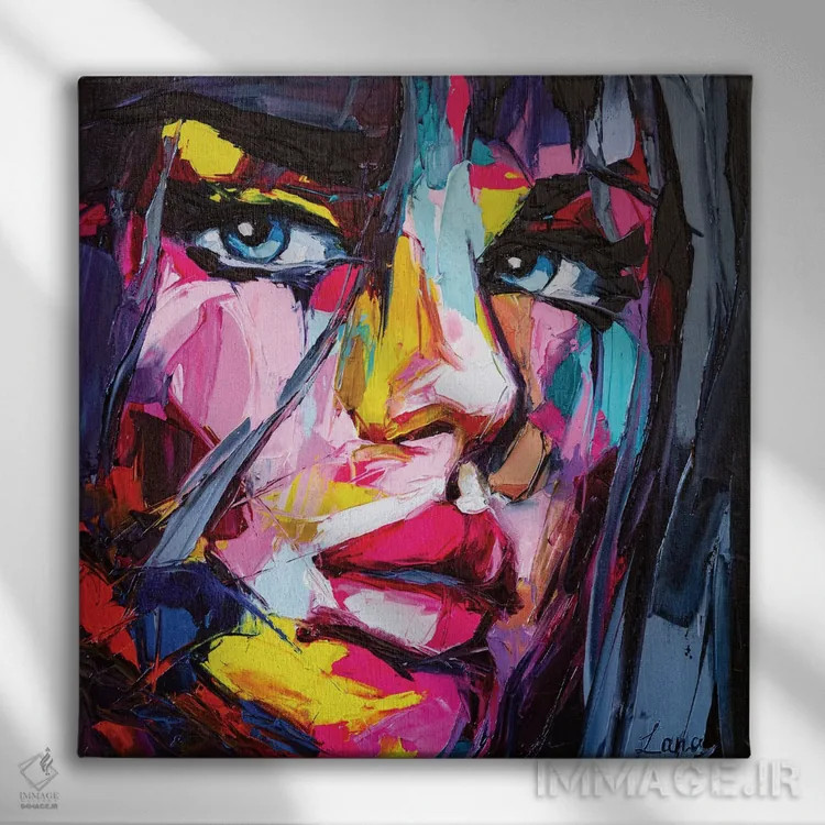 تابلو دکوراتیو سرنوشت اثر لانا فری - نمای روبهرو روی دیوار