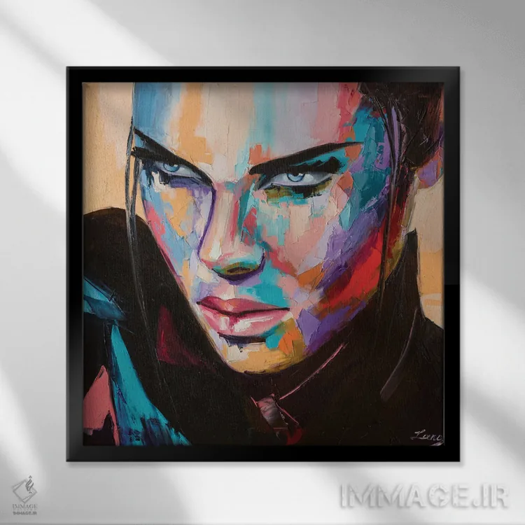 تابلو دکوراتیو بازی ها تمام شده اند اثر لانا فری - نمای قابدار مشکی