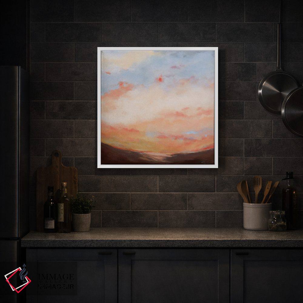 تابلو انتزاعی دریاهای متلاطم ۴ اثر لیندا استلینگ - D3W