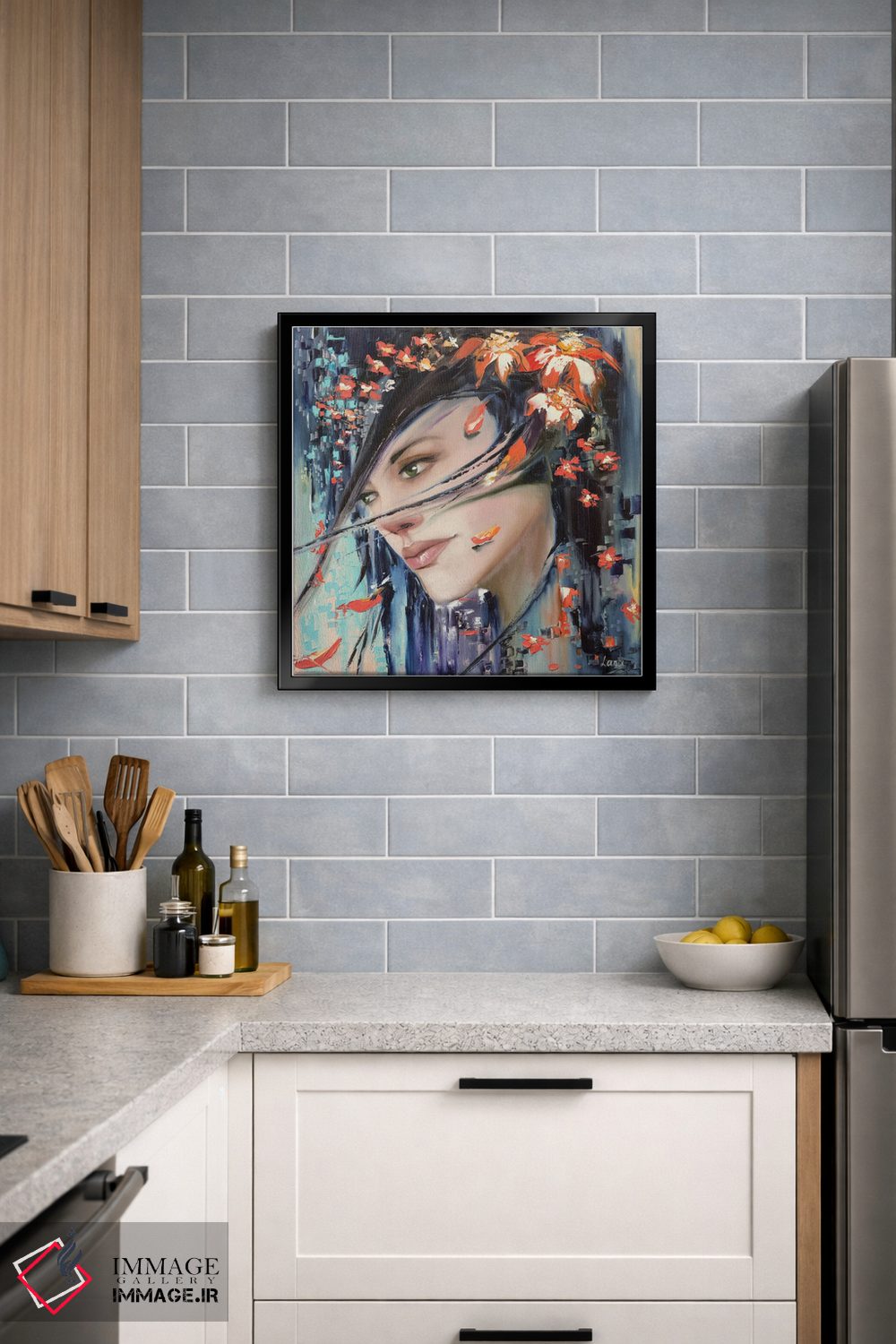 تابلو دکوراتیو اگر پاییزی نیاید تماس بگیر اثر لانا فری - D5B