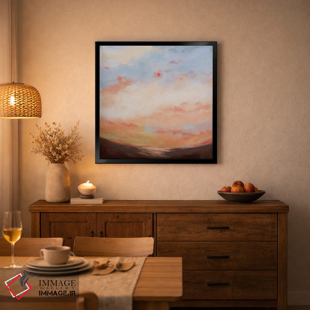 تابلو انتزاعی دریاهای متلاطم ۴ اثر لیندا استلینگ - D6B