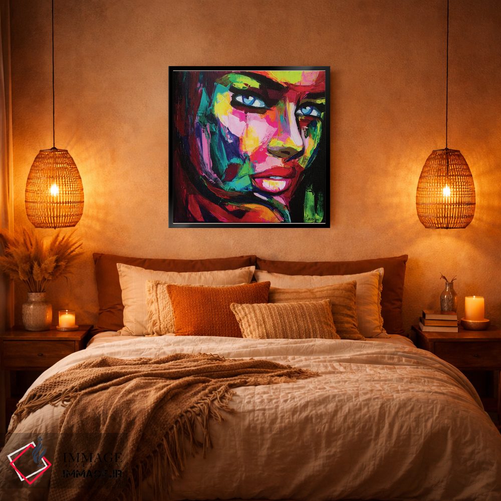 تابلو دکوراتیو لیلا اثر لانا فری - D6B