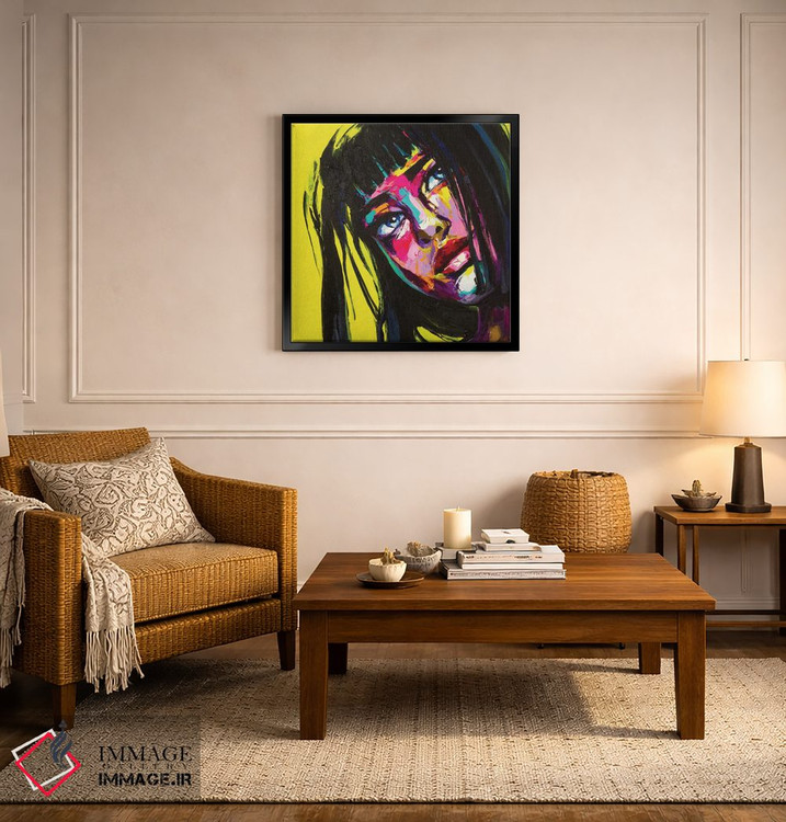 تابلو دکوراتیو شقایق وحشی اثر لانا فری - D4B