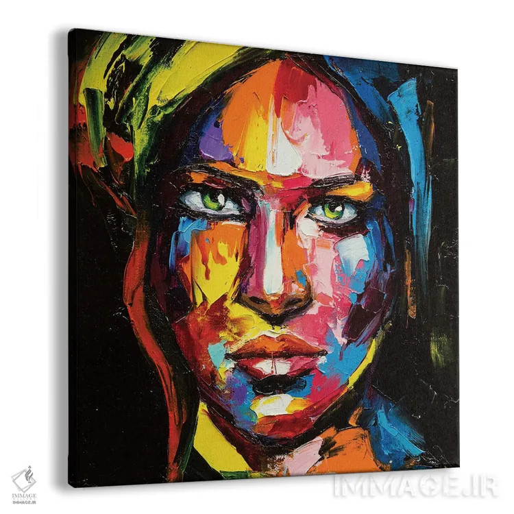 تابلو دکوراتیو سوختن عمیق اثر لانا فری - نمای پرسپکتیو محصول