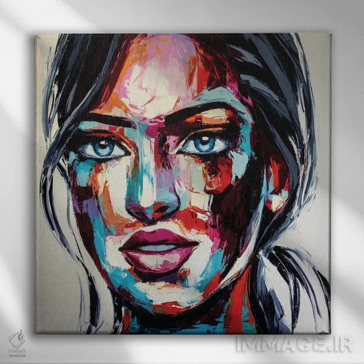 تابلو دکوراتیو خیابان مشجر اثر لانا فری - نمای روبهرو روی دیوار