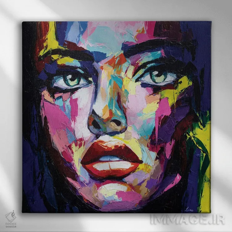 تابلو دکوراتیو خواب زنبق اثر لانا فری - نمای روبهرو روی دیوار