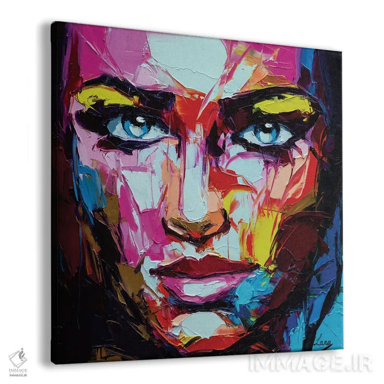 تابلو دکوراتیو راز بیان گر اثر لانا فری - نمای پرسپکتیو محصول