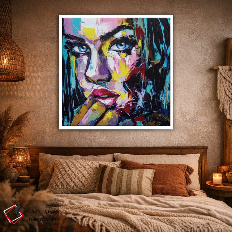 تابلو دکوراتیو اگر ماه باران را حس می کرد اثر لانا فری - D1W